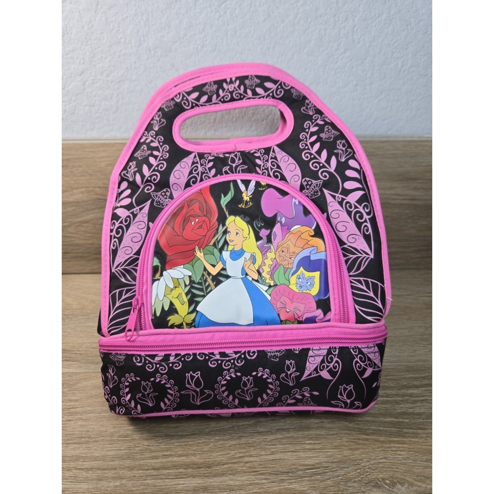 Disney Loungefly Alice In Wonderland Lunch Bag Insulated Lunch Carry Bag *Rare*
